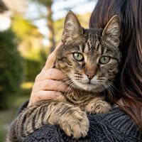 Sat, il gatto che è tornato a casa dopo oltre un anno: «Pensavamo di averlo perso per sempre»