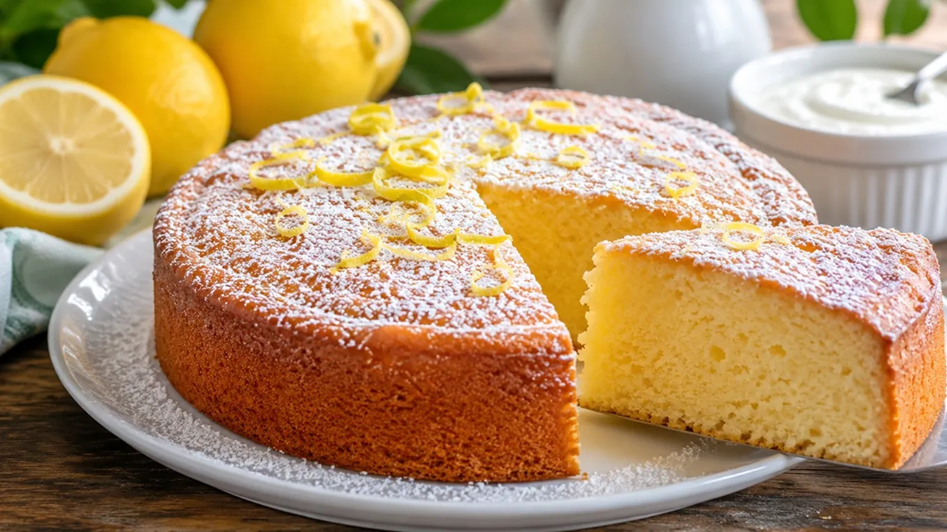 Torta soffice allo yogurt e limone: il dolce facile che profuma d'estate