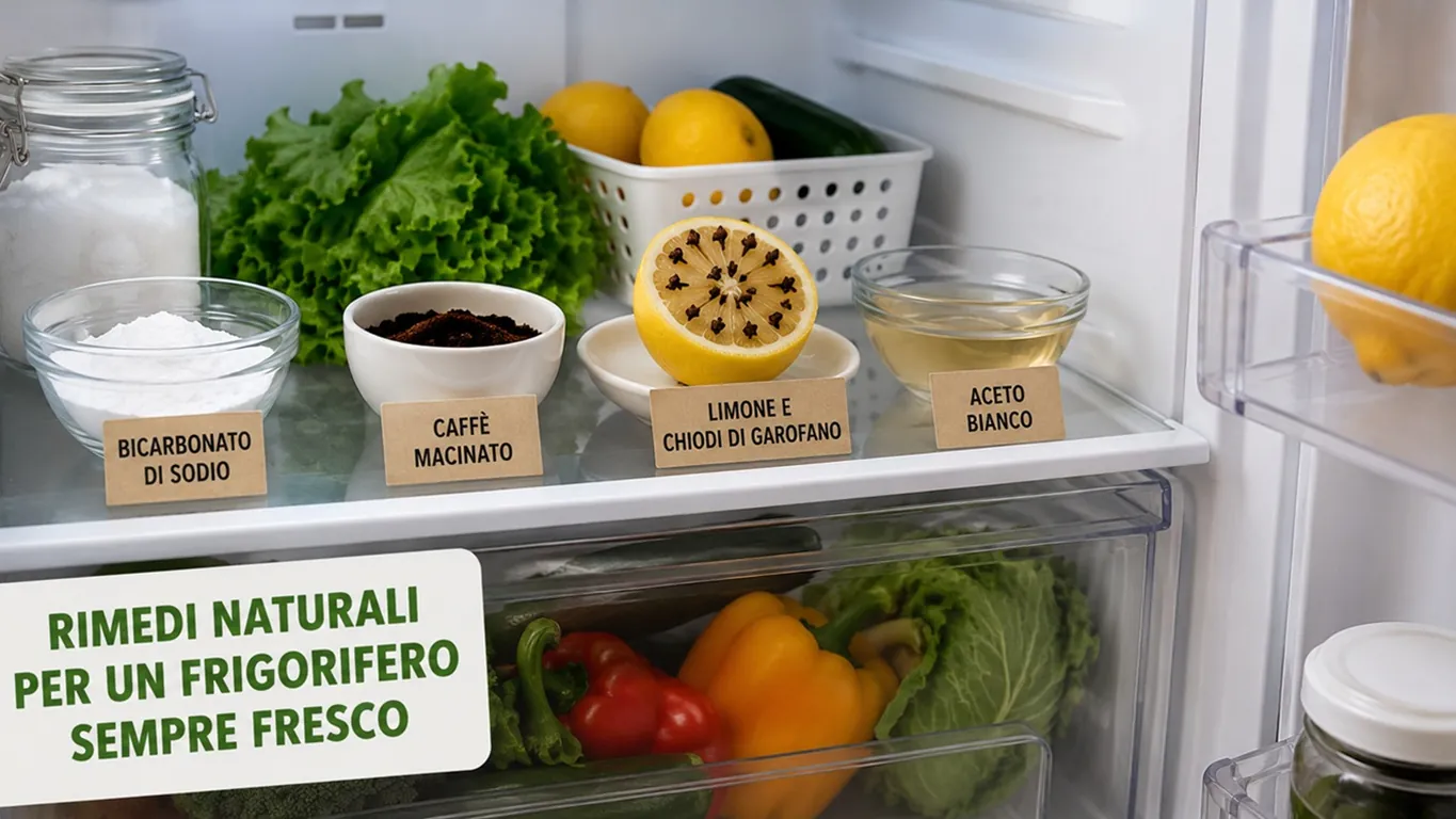 Come eliminare i cattivi odori dal frigorifero in modo naturale