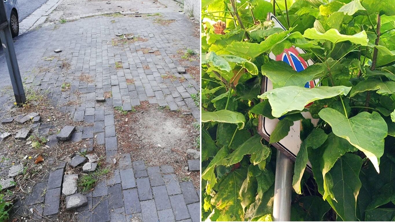 Torre del Greco, via Nazionale nel degrado: buche, tombini sprofondati e marciapiedi pericolosi