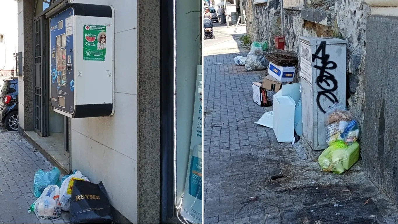 Torre del Greco, rifiuti abbandonati a Sant'Antonio: i residenti ripuliscono la strada