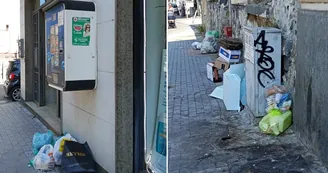 Torre del Greco, rifiuti abbandonati a Sant'Antonio: i residenti ripuliscono la strada