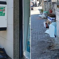Torre del Greco, rifiuti abbandonati a Sant'Antonio: i residenti ripuliscono la strada