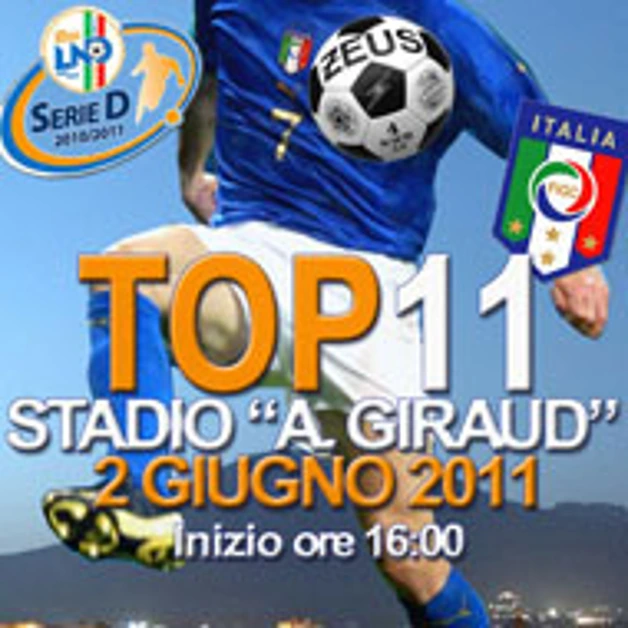 Tutto pronto per la "Top 11 Serie D". Presentazione a Villa Tiberiade