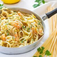 Ricetta del giorno: Linguine al limone e gamberi