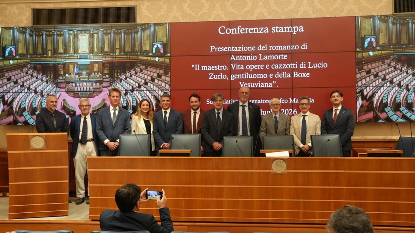 "Il Maestro", la storia di Lucio Zurlo arriva in Senato: presentato a Roma il libro di Antonio Lamorte