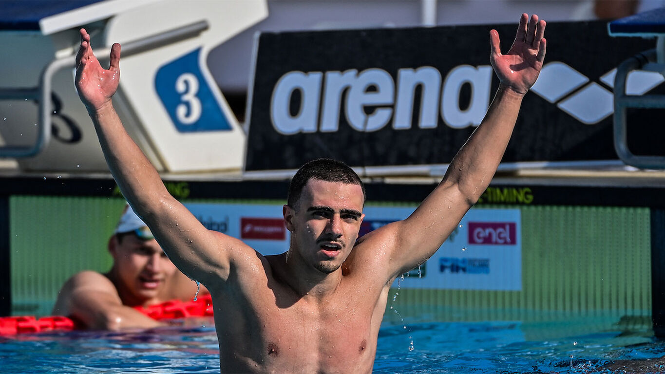 Pompei in festa: Antonio Garofalo è campione d'Europa nei 200 metri ostacoli Lifesaving