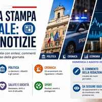 Rassegna stampa, le ultime notizie di domenica 2 agosto