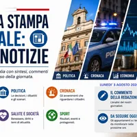 Rassegna stampa, le ultime notizie di lunedì 3 agosto