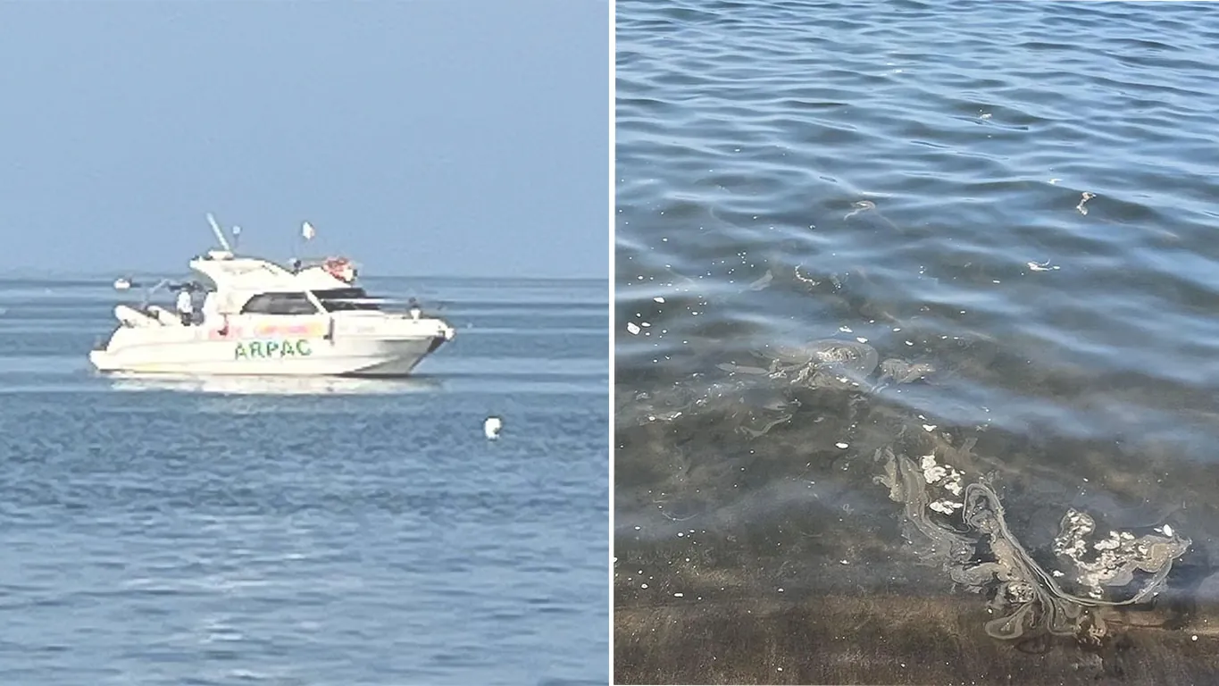 Torre Annunziata, Arpac in mare a Capo Oncino: prelievi dopo le denunce sui liquami