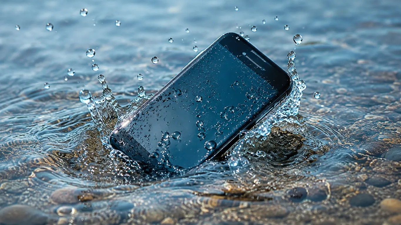 Cellulare caduto in acqua? Ecco cosa fare subito