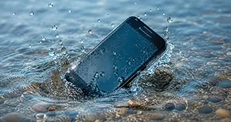 Cellulare caduto in acqua? Ecco cosa fare subito