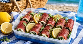 Ricetta del giorno: involtini di bresaola con ricotta, rucola e limone