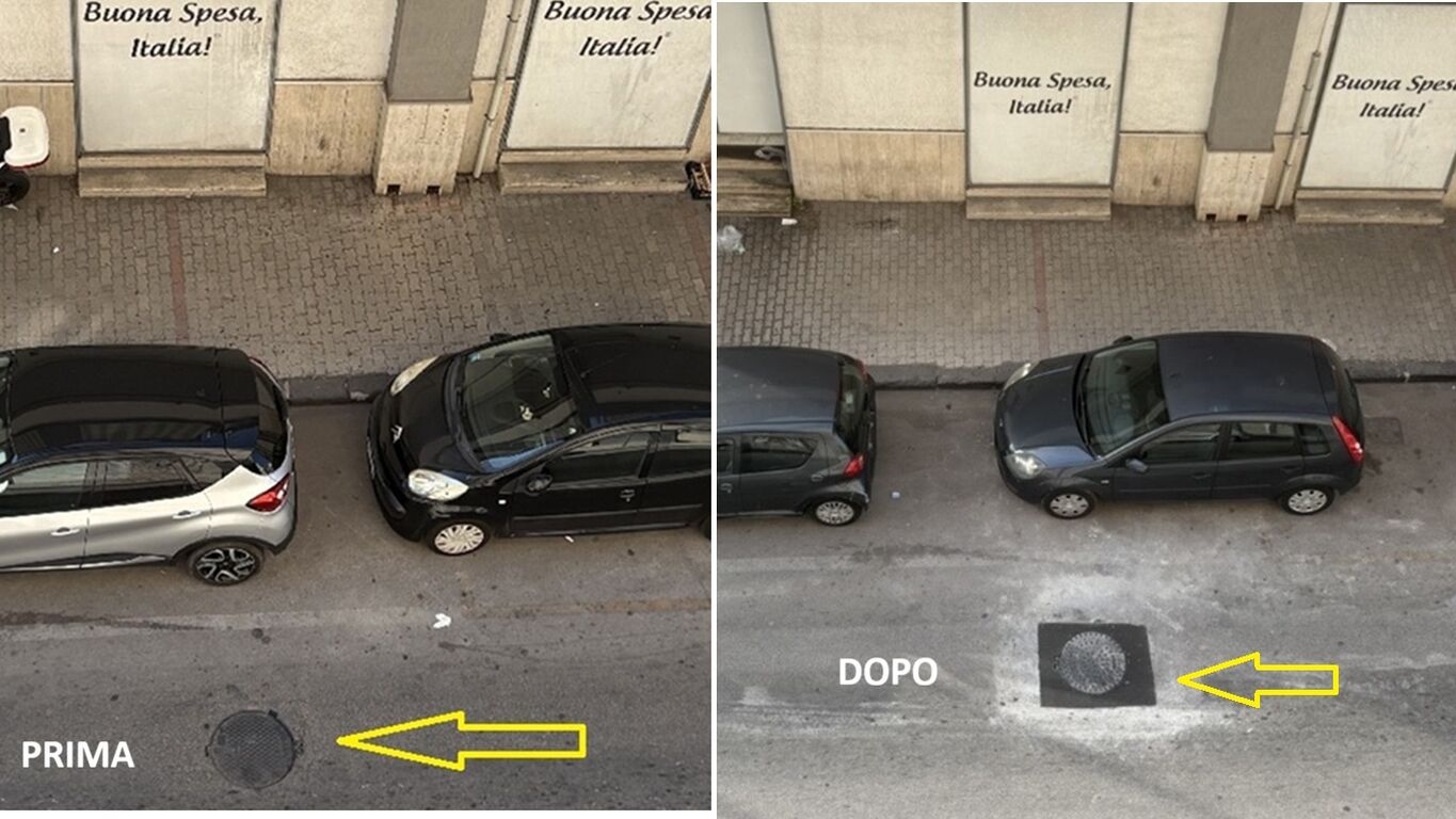 Torre Annunziata, sistemati i tombini rumorosi dopo le segnalazioni dei residenti