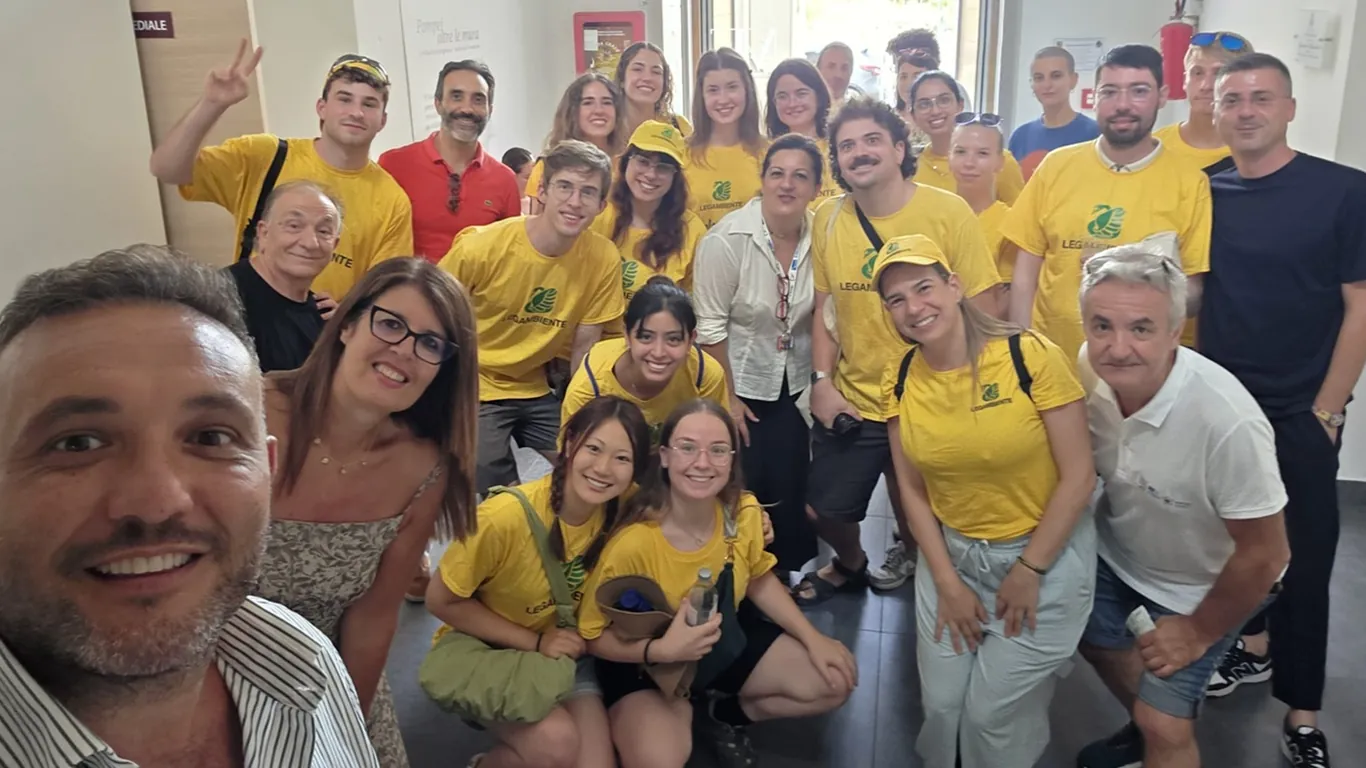 Terzigno, al MATT i giovani del Work Camp Vesuvio di Legambiente