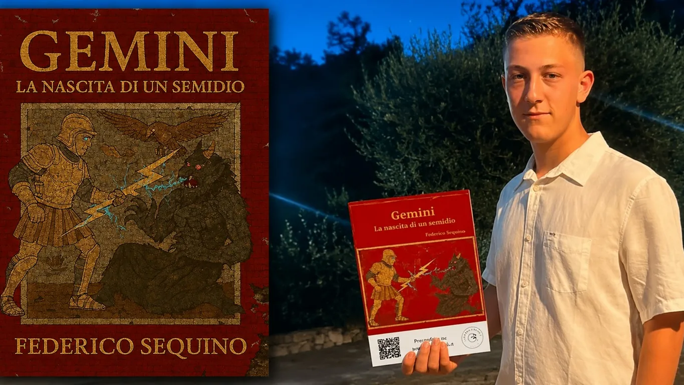 Torre Annunziata, Federico Sequino debutta con “Gemini”: un romanzo sulla Roma imperiale