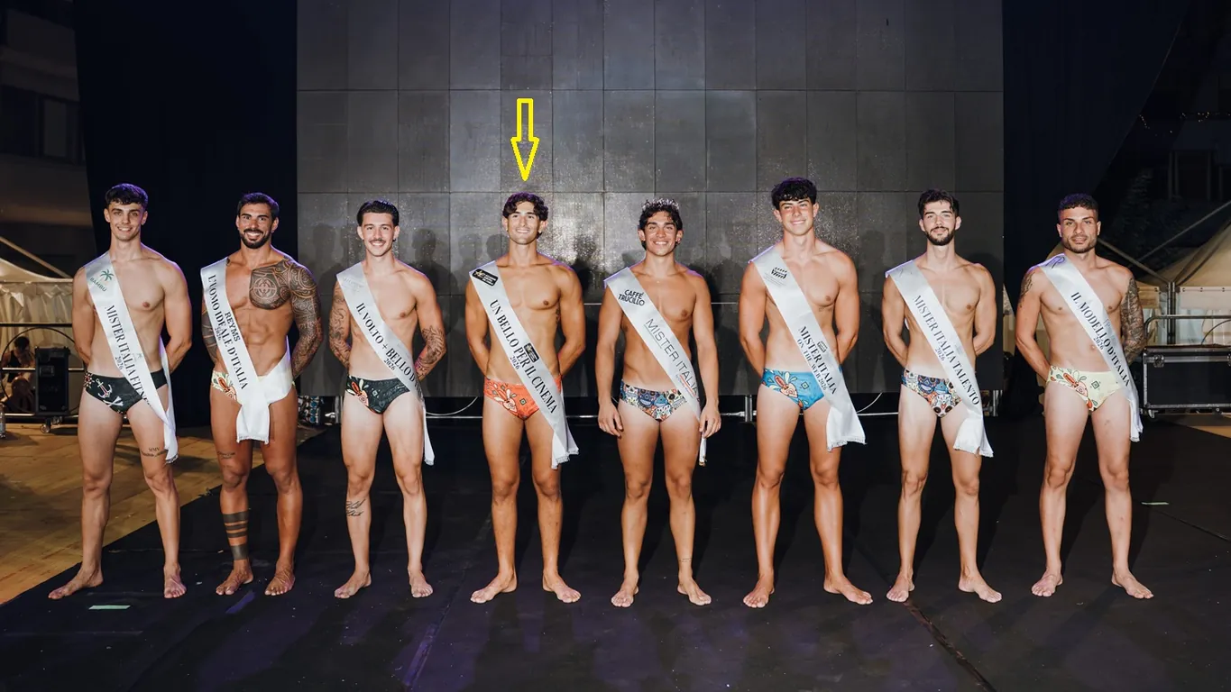 Mister Italia 2026, Antonino Capitanini conquista la fascia “Un bello per il Cinema”