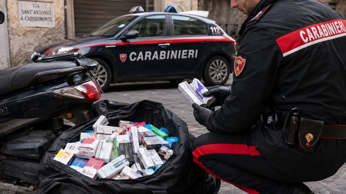 Napoli, il contrabbando si aggiorna: nel borsone del 70enne spunta la novità
