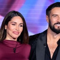 Alex Belli e Delia Duran, battesimo anticipato per Gabriel prima dell'ingresso del “Man” al GF Vip