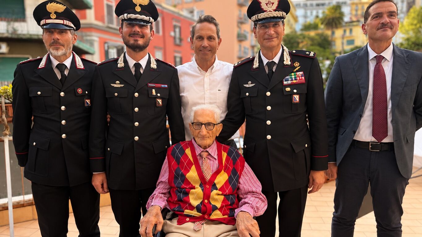Il Brigadiere Giuseppe Mele festeggia 102 anni: oltre 35 nell'Arma dei Carabinieri