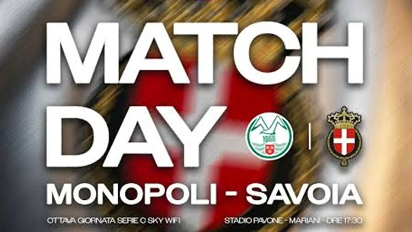 Savoia, oggi la sfida al Monopoli: i bianchi cercano il riscatto al “Veneziani”