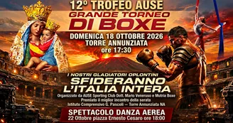 Torre Annunziata, torna il Trofeo AUSE di Boxe: sul ring atleti e grandi campioni