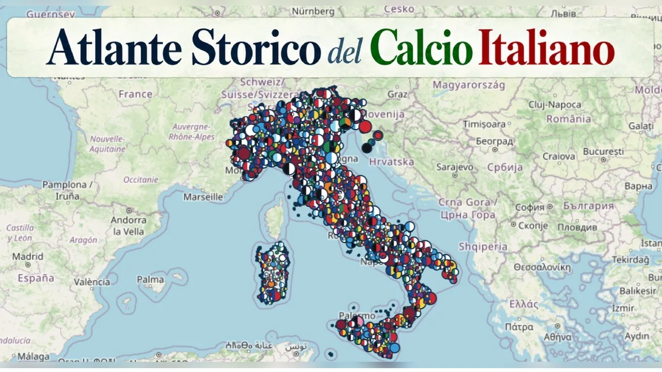 Dal Napoli al Savoia, dalla Juve Stabia alla Turris: nasce l'Atlante Storico del calcio italiano