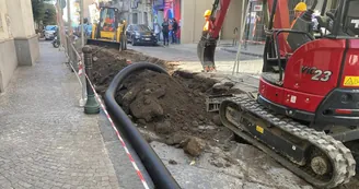Torre Annunziata, traffico in tilt in via Gino Alfani per i lavori dell'Enel