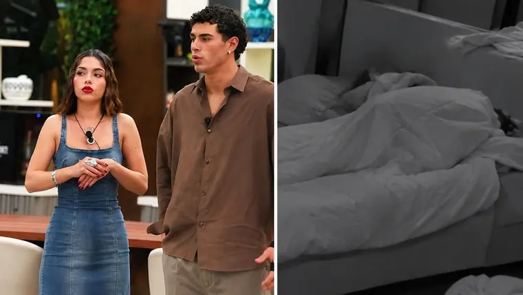 GF Vip, Piera e Roncaccia sotto le coperte: lui racconta cosa è successo, ma la regia lo censura