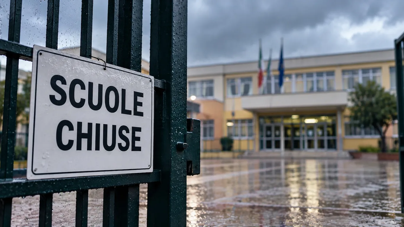 Torre Annunziata, allerta meteo arancione: scuole chiuse mercoledì 21 ottobre