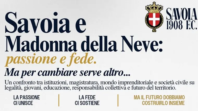 Torre Annunziata, il Savoia incontra le istituzioni: legalità, giovani e futuro del territorio