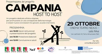 Torre Annunziata, il 29 ottobre la presentazione del progetto “Campania Host to Host”