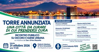Torre Annunziata, incontro pubblico su decoro e igiene urbana: «Una città da curare, di cui prendersi cura»
