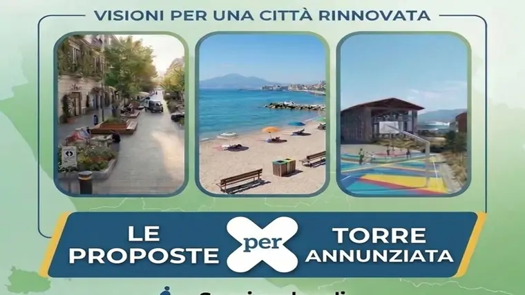 Torre Annunziata, spazi pedonali, spiagge attrezzate e hub portuale: le proposte per rilanciare la città