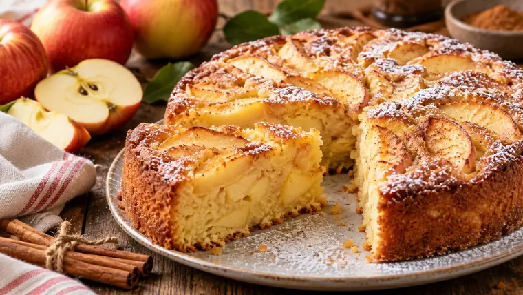 Torta di mele e cannella, il dolce soffice della nonna che profuma d'autunno