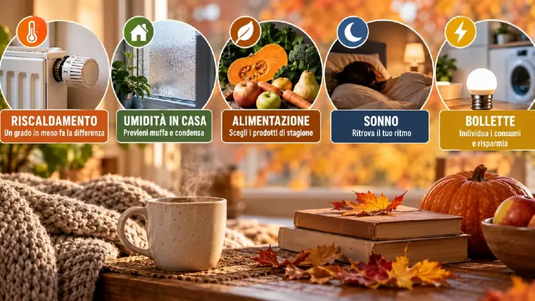 Autunno, 5 consigli utili per risparmiare in casa e proteggere la salute