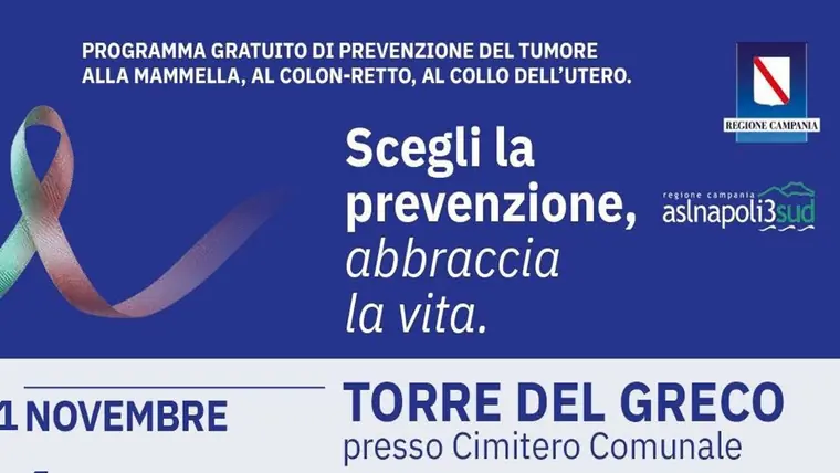 Torre del Greco, screening oncologici gratuiti: parte la campagna di prevenzione nei quartieri