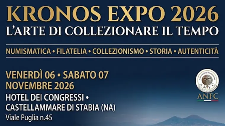 Castellammare di Stabia, arriva Kronos Expo 2026: due giorni dedicati al collezionismo