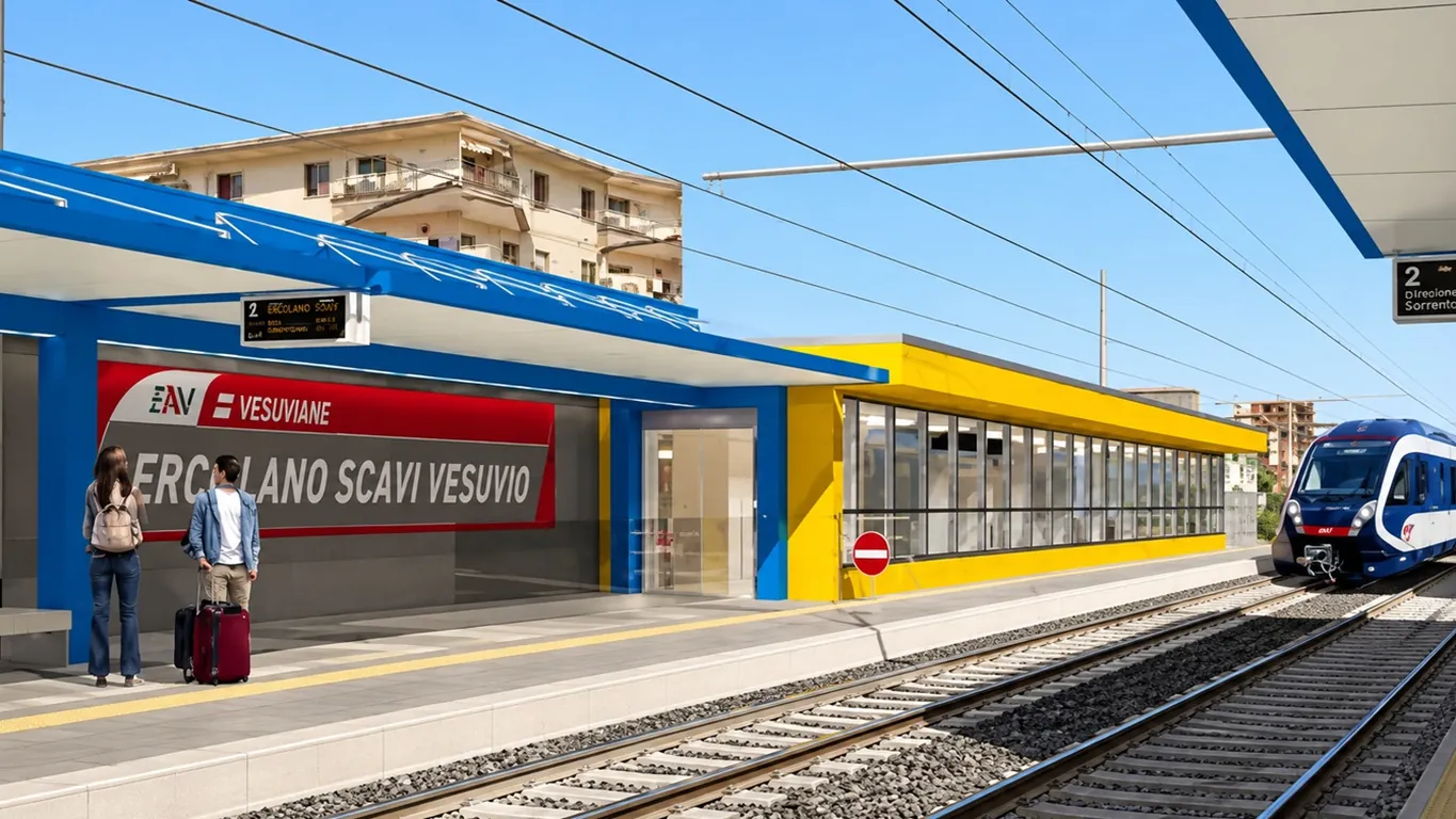 EAV, 70 milioni per riqualificare le stazioni: Casillo parte da Ercolano