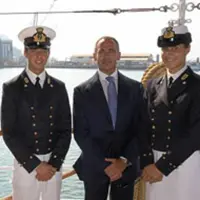 C.mare di Stabia. L´Amerigo Vespucci nel porto stabiese