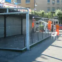 Pompei. Nuovi abbattimenti in piazza Immacolata