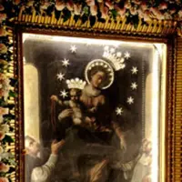 Pompei. Il bacio del quadro della Beata Vergine del Rosario