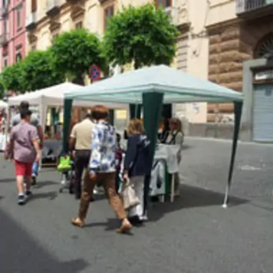 I mercatini dell´hobbismo, isola pedonale fino a piazza Nicotera