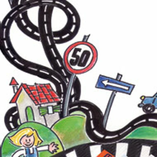 Gli studenti a lezione di sicurezza stradale. Manifestazione in Villa comunale 