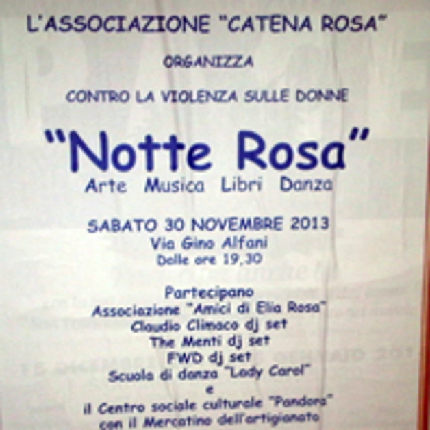 "Notte Rosa" domani in via Gino Alfani: arte, musica, libri, danza
