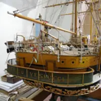 C.mare di Stabia. Coderia restaura modello nave "Vespucci"