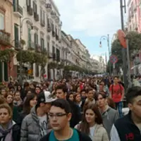 La marcia della Pace, studenti torresi sfilano per le strade di Torre Annunziata