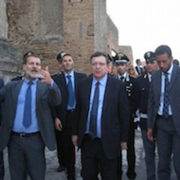 Pompei. Scavi, la visita del presidente Commissione Europea