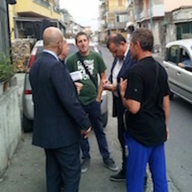 Pompei. Sopralluogo del sindaco Uliano a Fontanelle