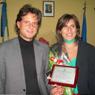 Ines Di Paolo festeggiata dal Sindaco Starita 